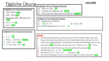 Vorschau - Präsentationen/Tafelbilder - Tägliche Übungen Klasse 7 - Seite 3