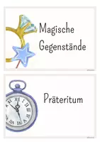 Vorschau - Mal- und Bastelvorlagen - Märchen: Märchenmerkmale Tafelmaterial und Wimpelkette - Seite 2