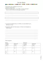 Vorschau - Arbeitsblätter - Satz der Woche für 3./4. Klasse - Arbeitsblatt - Deckblatt