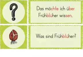 Vorschau - Unterrichtsreihen - Frühblüher: Reihentransparenz - Seite 1