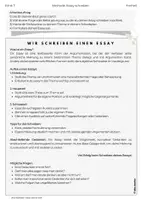 Vorschau - Arbeitsblätter - Gedankenfreiheit - Wir schreiben eine Essay - Ethik - Seite 1