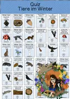 Vorschau - Spiele - Quiz - Tiere im Winter - Deckblatt
