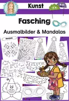 Vorschau - Arbeitsblätter - Karneval Ausmalbilder Mandalas | Fasching Kunstunterricht | Freiarbeit - Deckblatt