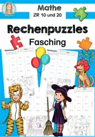 Vorschau - Arbeitsblätter - Rechenpuzzle "Fasching" (1.Klasse) - Deckblatt