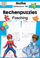 Vorschau - Arbeitsblätter - Rechenpuzzle "Fasching" (2.Klasse) - Deckblatt