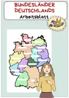 Vorschau - Arbeitsblätter - Bundesländer - Arbeitsblatt - Deckblatt