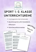 Vorschau - Stundenentwürfe - Sport - Lauftraining - Unterrichtsstunden - Staffellauf - Deckblatt