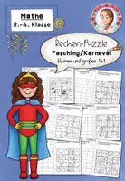 Vorschau - Arbeitsblätter - Rechenpuzzles Fasching Einmaleins ZR 1000 (kleines und großes 1x1) - Deckblatt