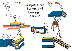 Vorschau - Bildkarten - Turnen und Bewegen Teil 1 + 2 - Seite 2