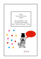Vorschau - Arbeitsblätter - Karneval Fasching Lese-Mal-Schwing-Heft - Deckblatt