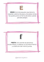 Vista previa - Hojas de trabajo - ADQUISICIÓN DE VOCABULARIO - PASAPALABRA - página 3