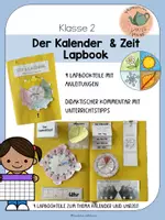 Vorschau - Mal- und Bastelvorlagen - Kalender - Deckblatt