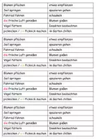 Vorschau - Arbeitsblätter - Wörterliste "Was machen die Kinder im Frühling?" mit Wörtertabelle - plus Version für den Anybook Pro - DaZ / DaF / Deutsch - Seite 2