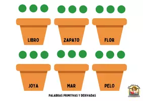 Vista previa - Refuerzo / NEE / Materiales de apoyo - Familias de palabras y palabras derivadas - página 2