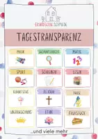 Vorschau - Poster - Tagestransparenz | Tagesplan | Classroom Management - Deckblatt
