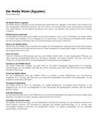 Vorschau - Arbeitsblätter - Die Weiße Wüste (Ägypten) - Deckblatt
