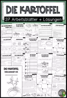 Vorschau - Unterrichtsreihen - Die Kartoffel - Arbeitsblätter + Lösungen - Deckblatt