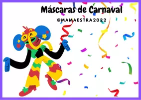 Vista previa - Manualidades / Dibujos para colorear - Máscaras de Carnaval - página 1