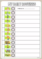 anteprima - Esercizi - My Daily routines in Inglese - Pagina 2