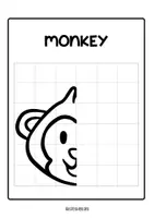 Vista previa - Manualidades / Dibujos para colorear - WILD ANIMALS SYMMETRIES - página 3