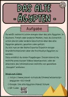 Vorschau - Arbeitsblätter - Das alte Ägypten - Fragebogen - Video / Recherchearbeit - Seite 2
