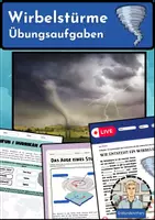 Vorschau - Arbeitsblätter - Stürme: Arbeitsblätter und Übungsaufgaben (mit Lösungen) - Erdkunde für die Sek 1 - Deckblatt
