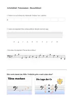 Vorschau - Arbeitsblätter - Begleitmaterial: Noten im Bassschlüssel - Seite 3