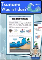 Vorschau - Arbeitsblätter - Tsunami - Was ist ein Tsunami? - Erdkunde für die Sek 1 - Deckblatt