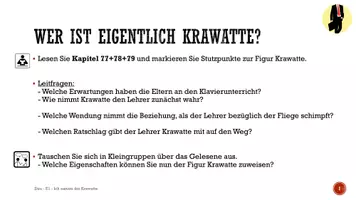 Vorschau - Stundenentwürfe - Ich nannte ihn Krawatte - Wer ist eigentlich Krawatte? - Seite 1