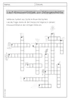 Vorschau - Arbeitsblätter - (Lauf)-Kreuzworträtsel zur Ostergeschichte - Seite 3