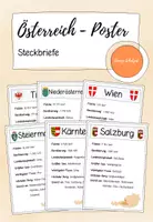 Vorschau - Poster - Österreich - Poster I Steckbriefe der Bundesländer - Deckblatt