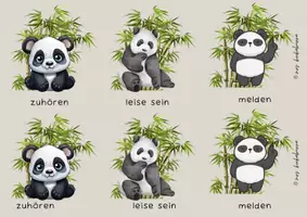 Vorschau - Poster - Klassenregeln Pandaklasse - Seite 2