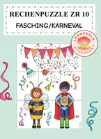 Vorschau - Spiele - Mathe Rechenpuzzle ZR 10 Fasching/Karneval - Deckblatt