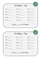 Vorschau - Arbeitsblätter - Einmaleins Führerschein und Tests - Seite 2