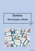 Vorschau - Spiele - Winter Wortschatz Domino - Deckblatt