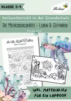Vorschau - Arbeitsblätter - Die Meeresschildkröte - eine Lernwerkstatt Klasse 3-4 - Deckblatt