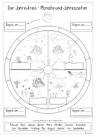 Vorschau - Arbeitsblätter - Jahreskreis Grundschule – Monate & Jahreszeiten mit Legematerial & Arbeitsblättern - Seite 2