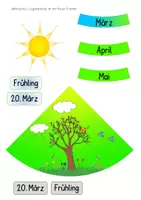 Vorschau - Arbeitsblätter - Jahreskreis Grundschule – Monate & Jahreszeiten mit Legematerial & Arbeitsblättern - Seite 3