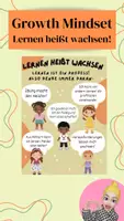 Vorschau - Poster - Plakat - Growth Mindset - Lernen heißt wachsen! - Deckblatt
