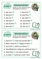 Vorschau - Fördermaterial/Inklusion - Rechtschreibstrategie Verlängern: Kleckerkartei (Freiarbeit) - Seite 2