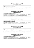 Vorschau - Klassenarbeiten - Argumentativer Brief/Begründeter Brief Jgst. 7/8 (Klassenarbeit & Bewertungsbogen) - Seite 1