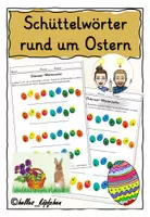 Vorschau - Spiele - Ostern Schüttelwörter 2 Versionen - Deckblatt
