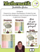 Vorschau - Präsentationen/Tafelbilder - Mathematik | 12 Deckblätter | Kleckse | Mathehefter - Seite 2