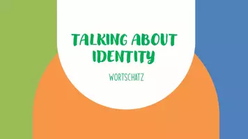 Vorschau - Arbeitsblätter - Word List: Talking about Identity - Deckblatt