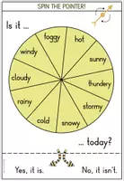 Vorschau - Spiele - Weather Speaking Activity Spin the Pointer - Seite 2