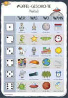 Vorschau - Arbeitsblätter - Würfelgeschichten - Weltall für Klasse 2-4 - Seite 3