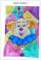 Vorschau - Unterrichtsreihen - Clown - Karneval / Fasching - Kunstprojekt - Schritt für Schritt - mit Smartboard - Präsentation - Seite 3