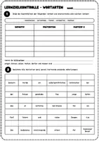 Vorschau - Arbeitsblätter - Lernzielkontrolle Wortarten (inkl. Lösung) - Seite 1