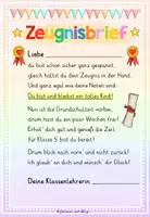 Vorschau - Mal- und Bastelvorlagen - Gedicht / Brief zum Zeugnis (Halbjahr, Endjahr, Schulwechsel) - Seite 3
