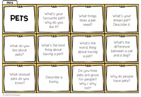 Vorschau - Spiele - PETS - Conversation Cards - Seite 1